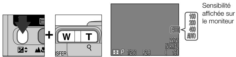 NIKON COOLPIX 4300 - Pour régler la sensibilité - 1