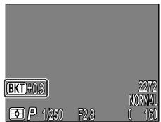 NIKON COOLPIX 4300 - Restrictions sur l'utilisation du bracketing - 2