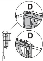 BEKO DIN58S1 - Support multifonction/à hauteur ajustable du panier inférieur - 8