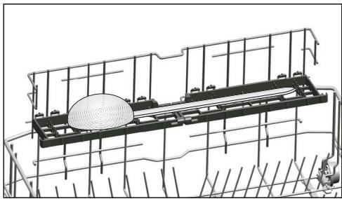 BEKO DIN58S1 - Support multifonction/à hauteur ajustable du panier inférieur - 2