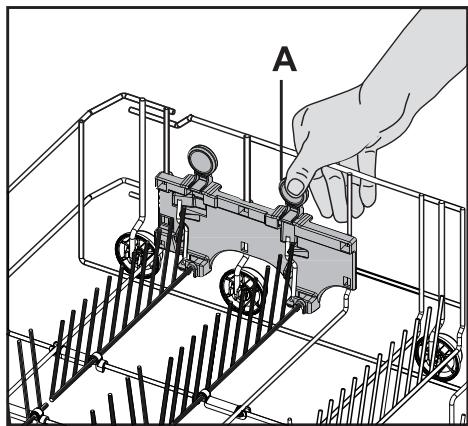 BEKO DIN58S1 - Tiges du panier inférieur rétractables (4 pièces) - 3