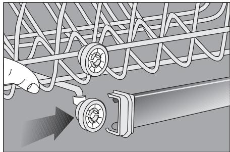 BEKO DIN58S1 - Réglage de hauteur du panier vide - 3