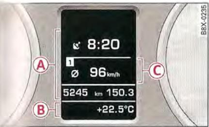 AUDI A1 - Utilisation via le levier de l'essuie-glace - 1
