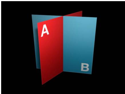 APPLE MOTION 3 - Exemples de tramage de groupe 2D et de groupe 3D - 3