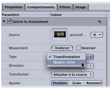 APPLE MOTION 3 - Option 1: verrouillage de l'image déformée sur les points de réference - 1