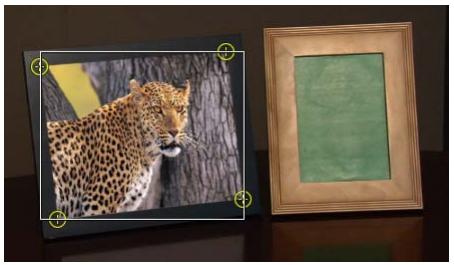 APPLE MOTION 3 - Option 2 : accrochage de l'objet par les angles avant le suivi - 3