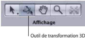 APPLE MOTION 3 - Outils de transformation 3D - 3