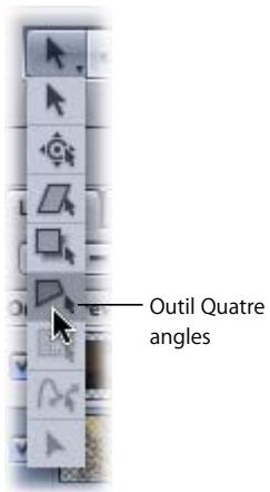 APPLE MOTION 3 - Option 2 : accrochage de l'objet par les angles avant le suivi - 1
