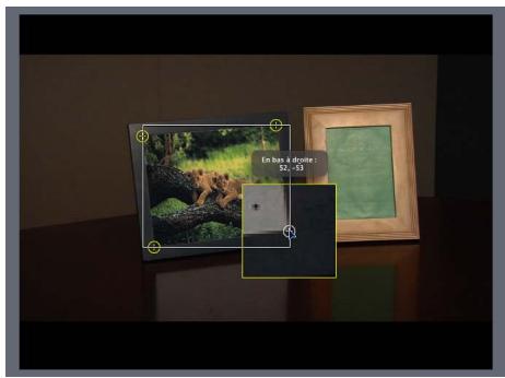 APPLE MOTION 3 - Option 1: verrouillage de l'image déformée sur les points de réference - 3