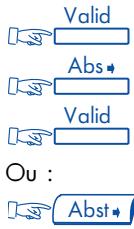 ALCATEL OMNIPCX 4400 - Renvoyer vos appels vers un autre numéro lorsque vous êtes absent (renvoi temporisé sur non-réponse) - 1