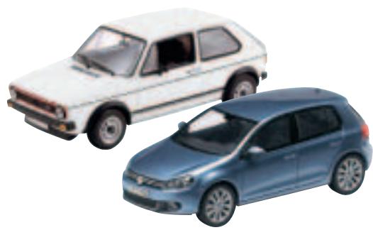 VOLKSWAGEN GOLF - MINIATURES - 1
