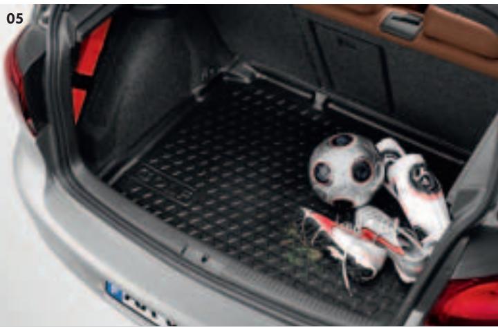 VOLKSWAGEN GOLF - Tapis de sol textile 3D - 1