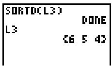 TEXAS INSTRUMENTS GALAXY 9 - Menu LIST OPS - 2