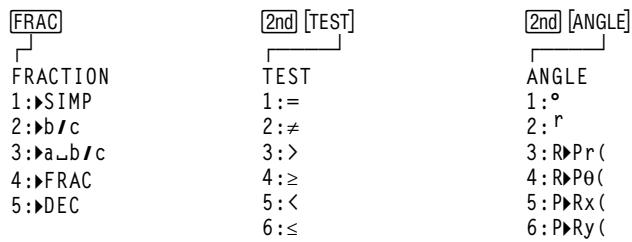 TEXAS INSTRUMENTS GALAXY 9 - Contenu de l'annexe - 9