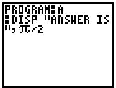 TEXAS INSTRUMENTS GALAXY 9 - Affichage des valeurs et des messages - 1
