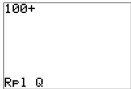 TEXAS INSTRUMENTS TI-82 ADVANCED - Utilisation de la fonction rappel (rpl) - 1