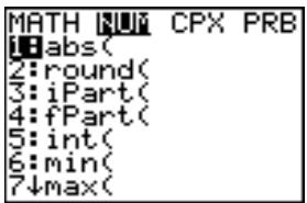TEXAS INSTRUMENTS TI-82 PLUS - Quitter un menu sans besoin d'options - 1