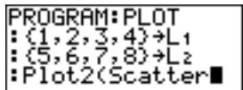 TEXAS INSTRUMENTS TI-82 PLUS - Parcours d'un graphe statistique - 4