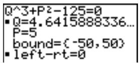 TEXAS INSTRUMENTS TI-82 PLUS - Résolution d'une variable dans l'éditeur de résolution - 4