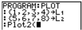TEXAS INSTRUMENTS TI-82 PLUS - Parcours d'un graphe statistique - 2