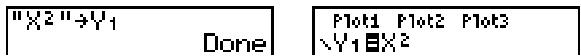 TEXAS INSTRUMENTS TI-82 PLUS - Définir ou modifier une fonction - 1