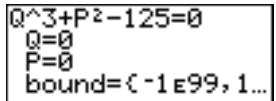 TEXAS INSTRUMENTS TI-82 PLUS - Résolution d'une variable dans l'éditeur de résolution - 1