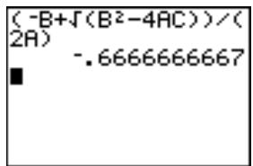 TEXAS INSTRUMENTS TI-82 PLUS - Quitter un menu sans besoin d'options - 9