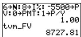 TEXAS INSTRUMENTS TI-82 PLUS - Utiliser solve TVM - 6