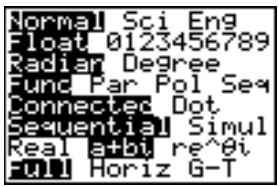 TEXAS INSTRUMENTS TI-82 PLUS - Quitter un menu sans besoin d'options - 15