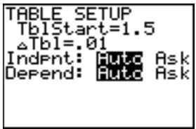 TEXAS INSTRUMENTS TI-82 PLUS - Quitter un menu sans besoin d'options - 29