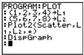 TEXAS INSTRUMENTS TI-82 PLUS - Parcours d'un graphe statistique - 7