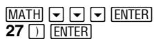 TEXAS INSTRUMENTS TI-82 PLUS - Quitter un menu sans faire de sélection - 2