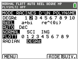 TEXAS INSTRUMENTS TI-83 PREMIUM CE - Solveurs de polynômes - 3