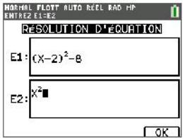 TEXAS INSTRUMENTS TI-83 PREMIUM CE - Solveurs numériques - 1