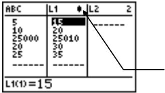 TEXAS INSTRUMENTS 82 - Modification d'un terme dans une liste - 4