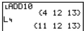 TEXAS INSTRUMENTS 82 - Association d'une formule à un nom de liste - 3