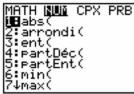 TEXAS INSTRUMENTS 82 - Passer d'un menu à l'autre - 2