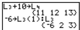 TEXAS INSTRUMENTS 82 - Association d'une formule à un nom de liste - 2