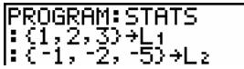 TEXAS INSTRUMENTS 82 - Introduction des données statistiques - 1