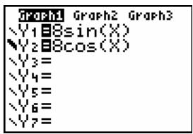 TEXAS INSTRUMENTS 82 - Définir le style de graphe - 1