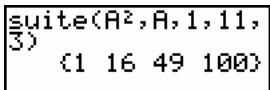 TEXAS INSTRUMENTS 82 - Redimensionner une liste avec dim( - 5