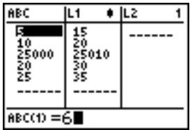 TEXAS INSTRUMENTS 82 - Modification d'un terme dans une liste - 5