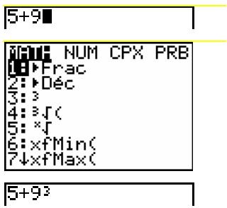 TEXAS INSTRUMENTS 82 - Passer d'un menu à l'autre - 1