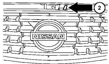 NISSAN ALTIMA - Ouverture des glaces (selon l'équipement du véhicule) - 2
