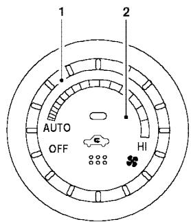NISSAN ALTIMA - CHAUFFAGE ET CLIMATISEUR (à commande automatique) (selon l'équipement du vehicule) - 1
