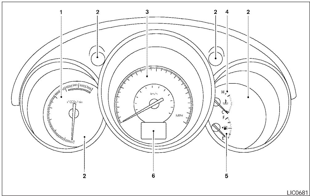 NISSAN ALTIMA - Instruments et indicateurs de BORD - 1