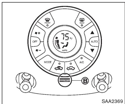 NISSAN CUBE - Contrôle automatique de l'admission d'air : - 2