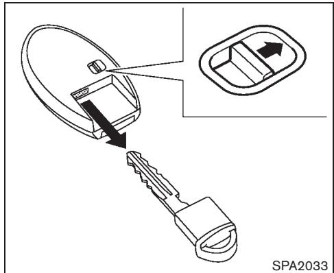 NISSAN CUBE - Clés intelligentes (si le véhicule en est équipé) - 2