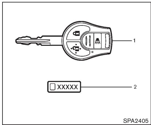 NISSAN CUBE - Clés - 1