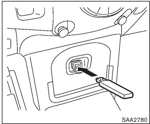 NISSAN CUBE - Aux bouton d'auxiliaire (AUX) : - 1